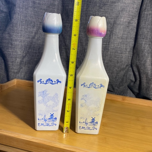 Vintage Dutch Glass Liquor Bottles - Picture 4 of 8